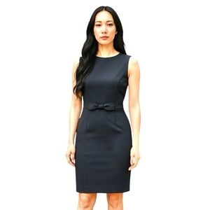 Ann Taylor Women’s Size 4 Black and Beige Dress with Belt